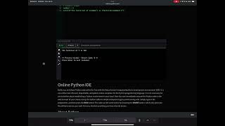 Intro to Python: One Minute Videos: How to make a Factorial Machine in Less than a Minute!