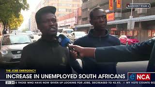 Increase in unemployed South Africans