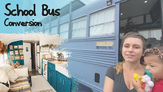 Vantour | family lives full time in a self converted school bus