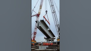 Bridge Construction Fail! Massive Deck Collapse During Lift!