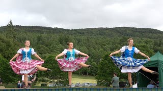Flora MacDonald s Fancy Scottish Highland Dance competition during 2022 Kenmore Highland Games