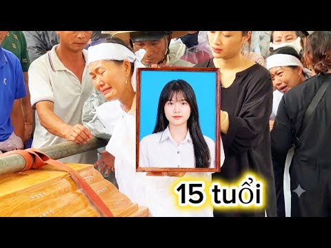 Funeral of 15-year-old Le Thi Lan Anh who passed away tragically; mother weeps inconsolably as sh...