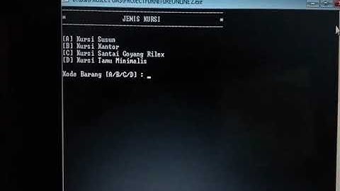 Project uas dasar pemograman c++