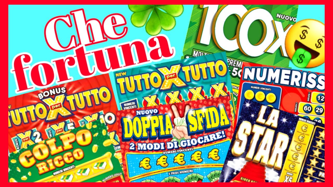 #Grattaevinci Ecco la mia FORTUNA ☘️🤑☘️🤑☘️ - YouTube