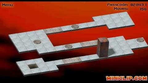 Bloxorz Level 5 (Walkthrough)