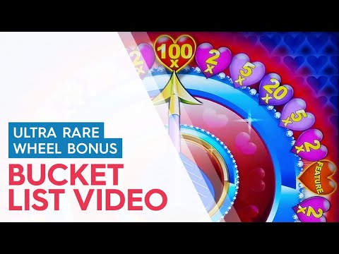 ULTRA RARE WHEEL BONUSES! More More Hearts Slot - HUGE WIN, AWESOME!