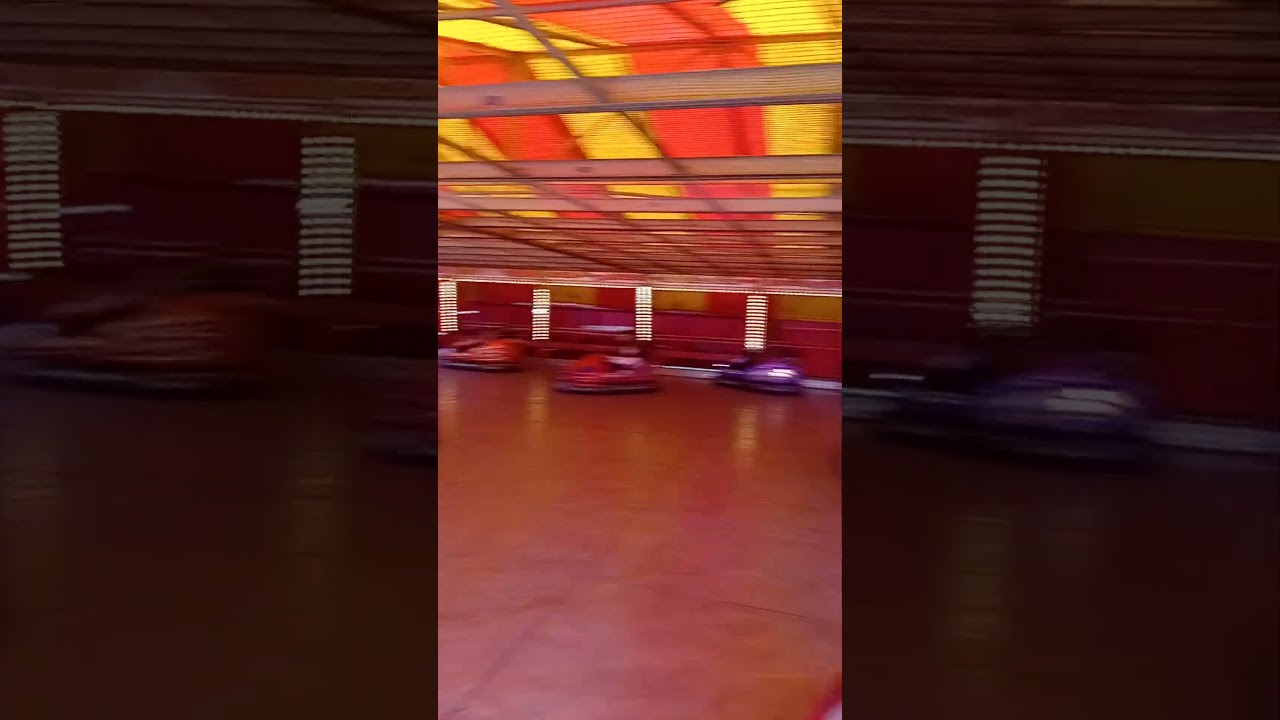 Musselburgh taylor's of Edinburgh funfair bumper Cars  off ride pov 2024