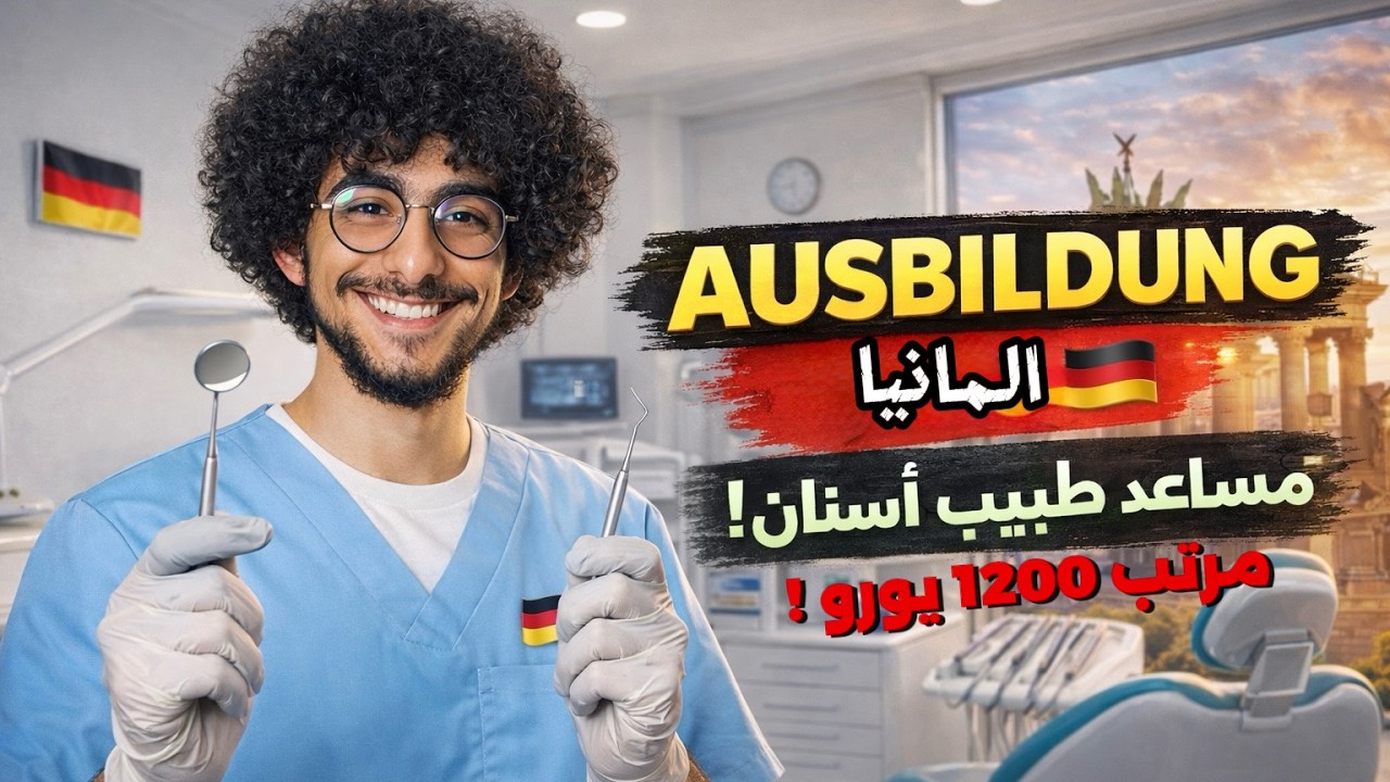 الحقيقة الكاملة لأوسبلدونج مساعد طبيب أسنان في ألمانيا💰 المرتب الحقيقي + الشروط + المميزات والعيوب
