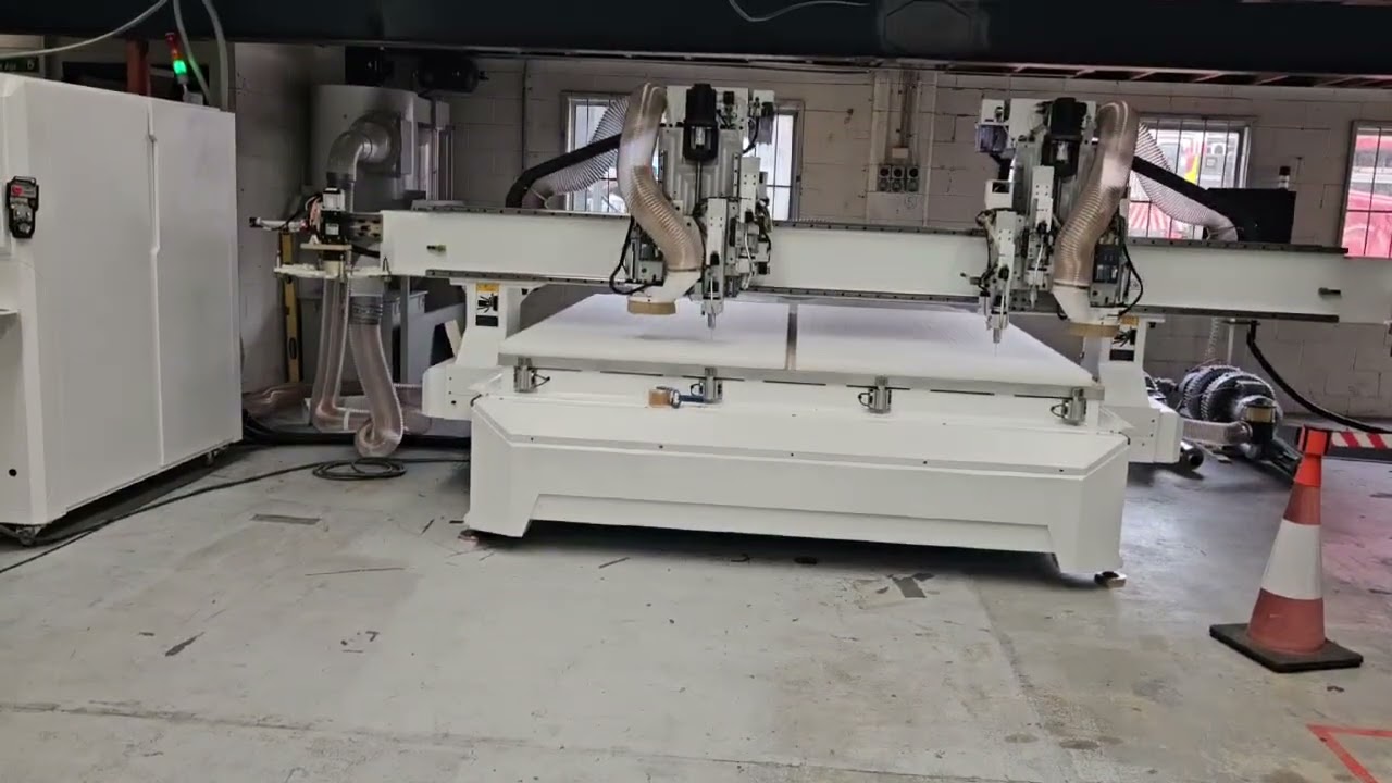 DWD CNC double tangential knife and Auto tool change working center