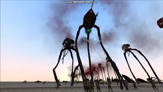 US Marines VS Tripods - War of the Worlds (Garry's Mod)