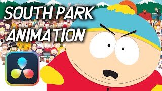 SOUTH PARK Style ANIMATION in DaVinci Resolve Part 1