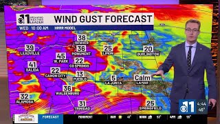 Windy Wednesday with fire danger