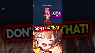 Gigi Trolls Raora In Minecraft #hololive #hololiveenglish #vtuber