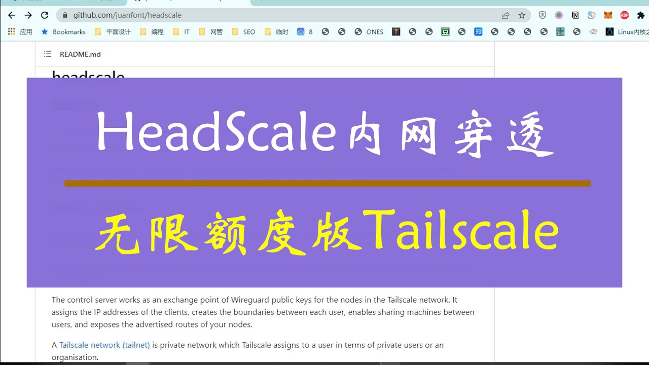 自建内网穿透服务headscale|基于wireguard的tailscale的开源版 - YouTube