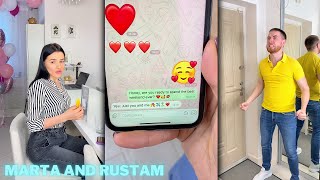 He Cheated On Her 💔 Bad Liar || Marta and Rustam funny video 2022