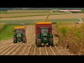 Mais Hakselen 2018 : Egide London / Claas Jaguar 980 / John Deere 7810 / 8370R / 8345R