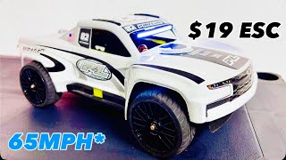 Arrma Mojave Grom 65Mph Speed Run With An Ebay Special 19 Esc