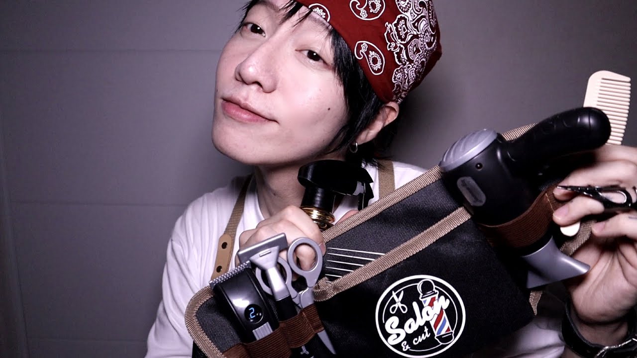 «Тингл посещающий парикмахер» с игрушечными инструментами для волос (Haircut/Rhaved/Styling)