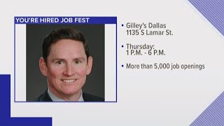 Dallas job fair offering more than 5,000 openings