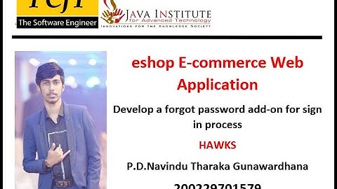 Web Project Task 5| java Institute| 1st Year| E shop| Navindu Tharaka
