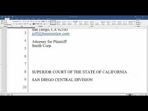 Ms Word Legal Pleading Template from i.ytimg.com