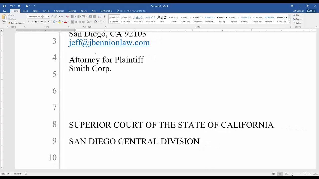 Court Transcript Template For Word from i.ytimg.com