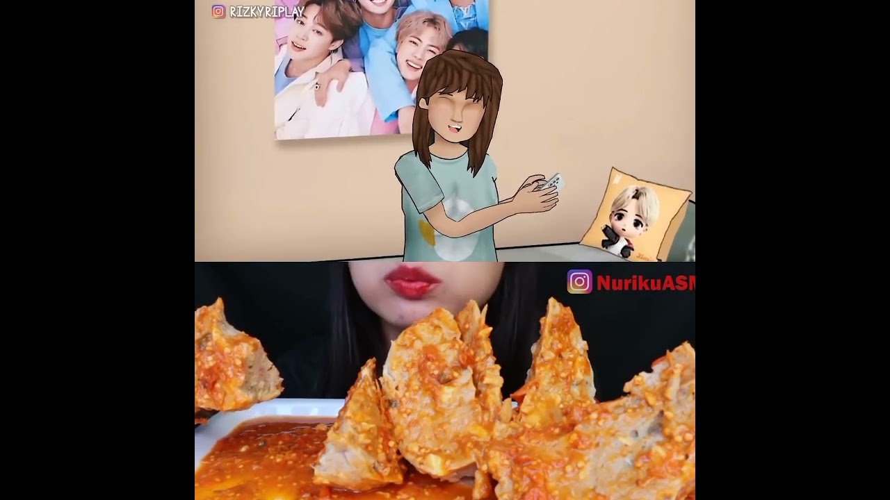 mukbang baso pedas sambil cerita (cr:rizky riplay)