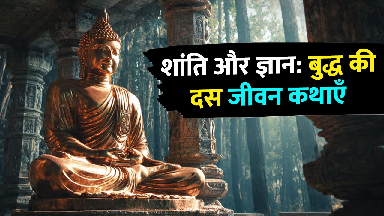 शांति और ज्ञान: बुद्ध की दस जीवन कथाएँ | Gautam buddha stories #buddhateachings #buddha