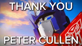 Thank you, Peter Cullen