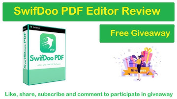SwifDoo PDF Tutorial and Review with Giveaway | Edit, Convert, Merge, Compress, Password Protect PDF