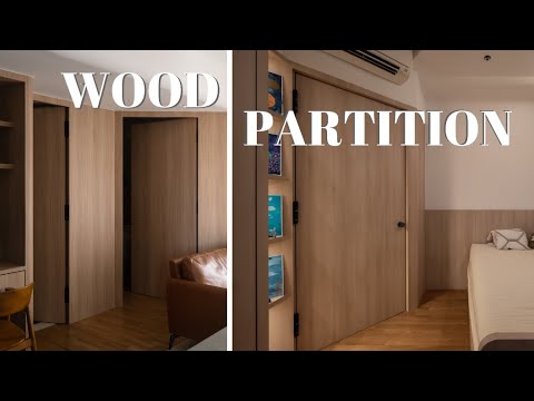 Interior Design with Wood Wall Partition by Jun