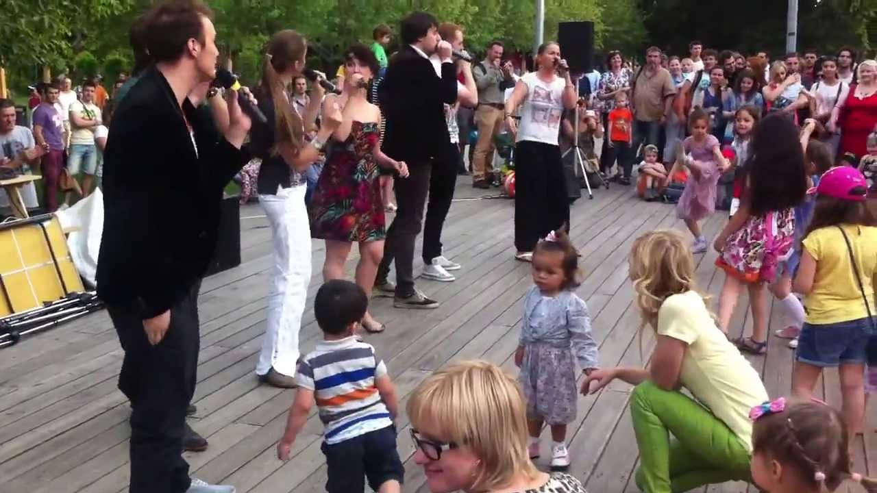 acapella app День защиты детей. A cappella Rain Drops в Парке Горького