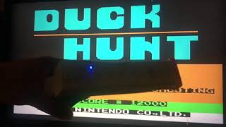 How to play duckhunt on new tv with the wii