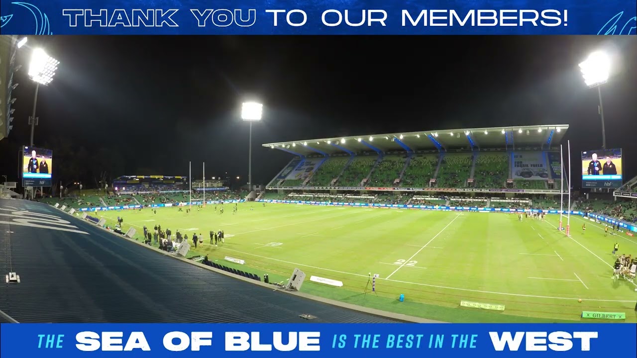 Thank You Sea Of Blue  |  HBF Park  |  Round 15 - Force Vs Chiefs