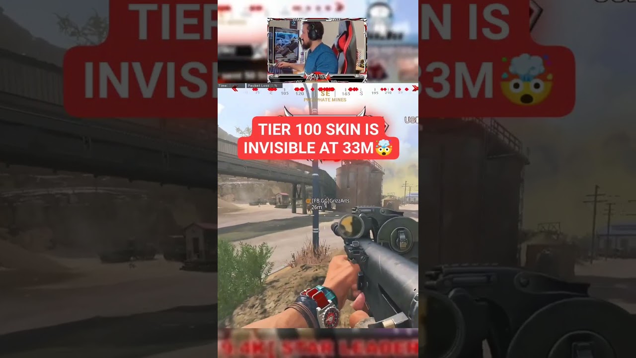 TIER 100 SKIN IS INVISIBLE AT 33M+🤯 