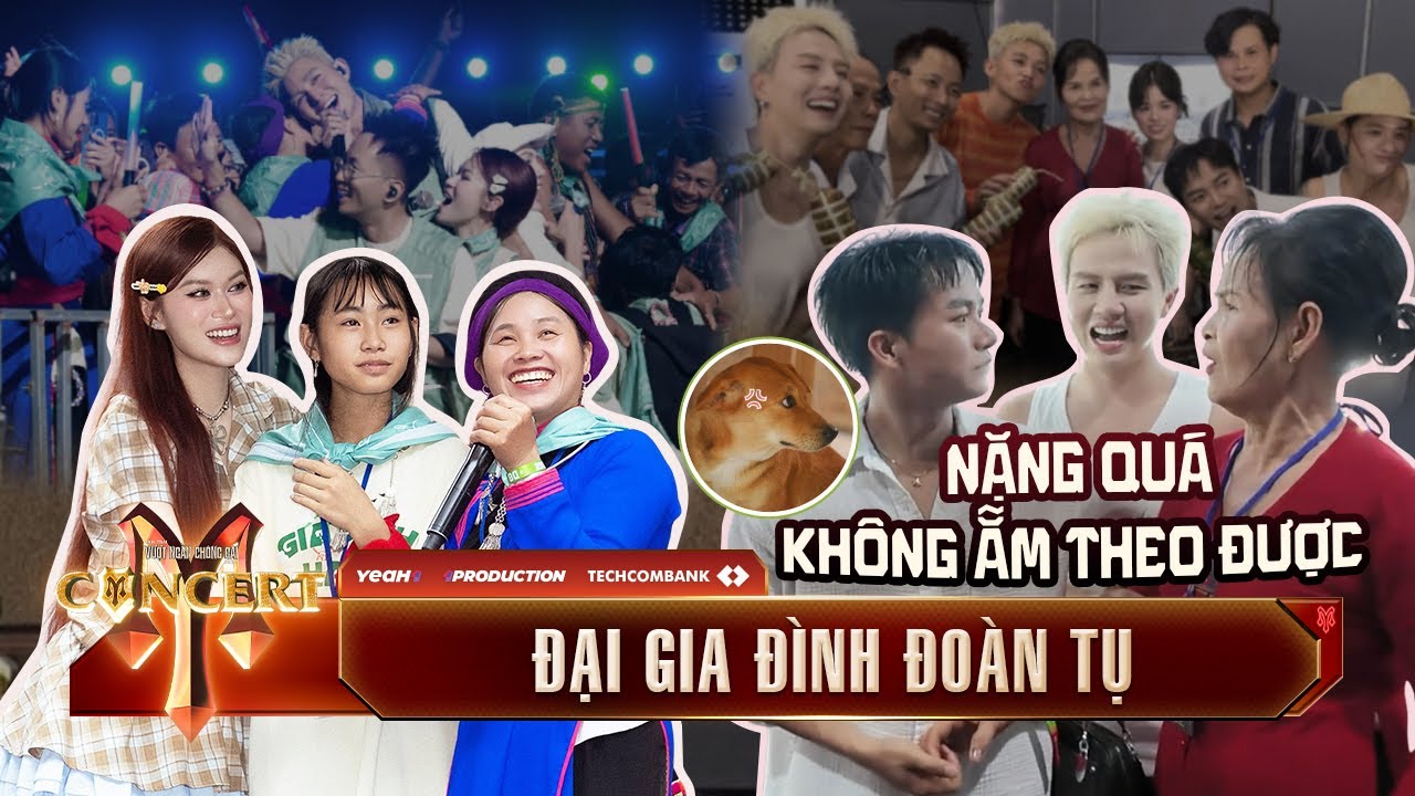 Đại gia đình Haha đoàn tụ cùng nhau tại Encore Concert | Concert Anh Trai Vượt Ngàn Chông Gai