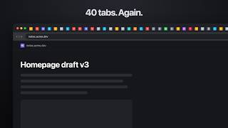 Tab Manager for Chrome & Firefox | One window per project