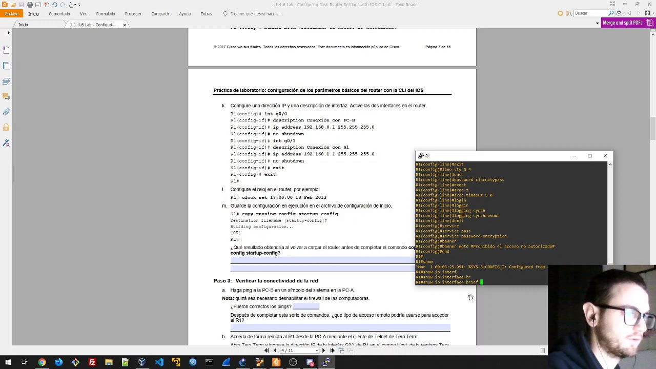 1.1.4.6 Lab - Configuring Basic Router Settings with IOS CLI - GNS3 ...