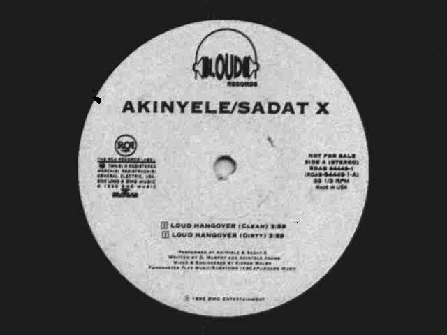 【メガレア】Akinyele Sadat X / Loud Hangover Akinyele, Sadat X - Loud Hangover [1995] - YouTube