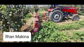 Duyargali   dik çapa makinası  ilhan makina elma armut ayva nar üzüm  tel: 05337441857