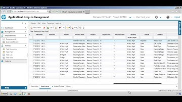 HP/Micro Focus Quality Center Tutorial 22: Use filters in defect module
