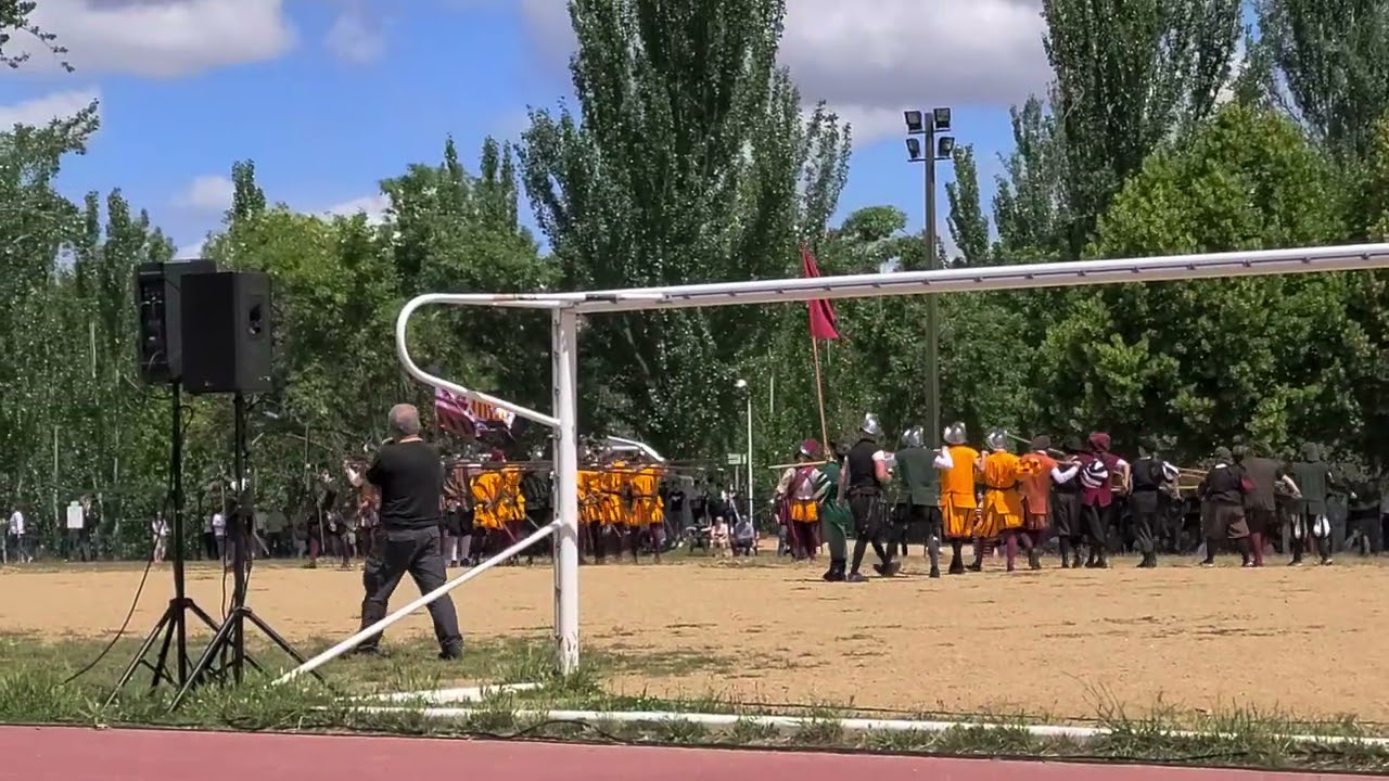 Representación de las batallas de España contra los Países Bajos.
