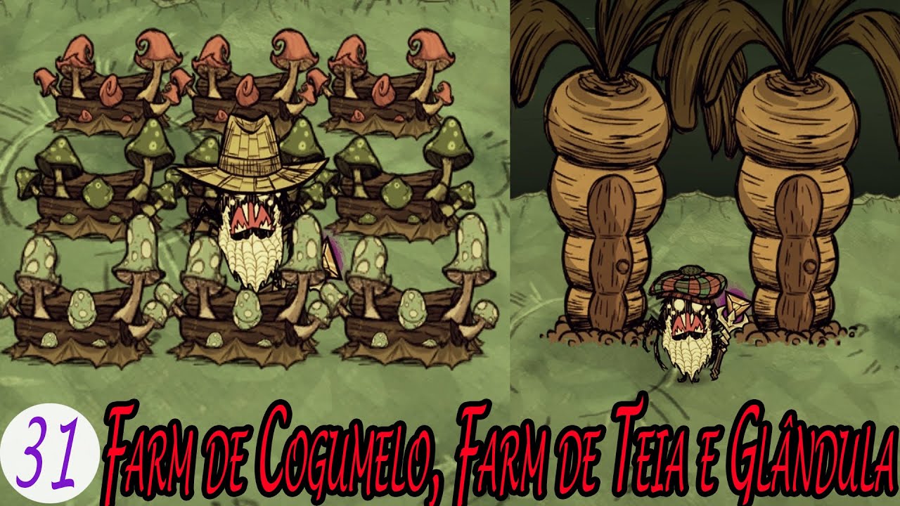 Novo Webber Eps 31 - Farm de Cogumelo, Farm de Teia e Glândula e