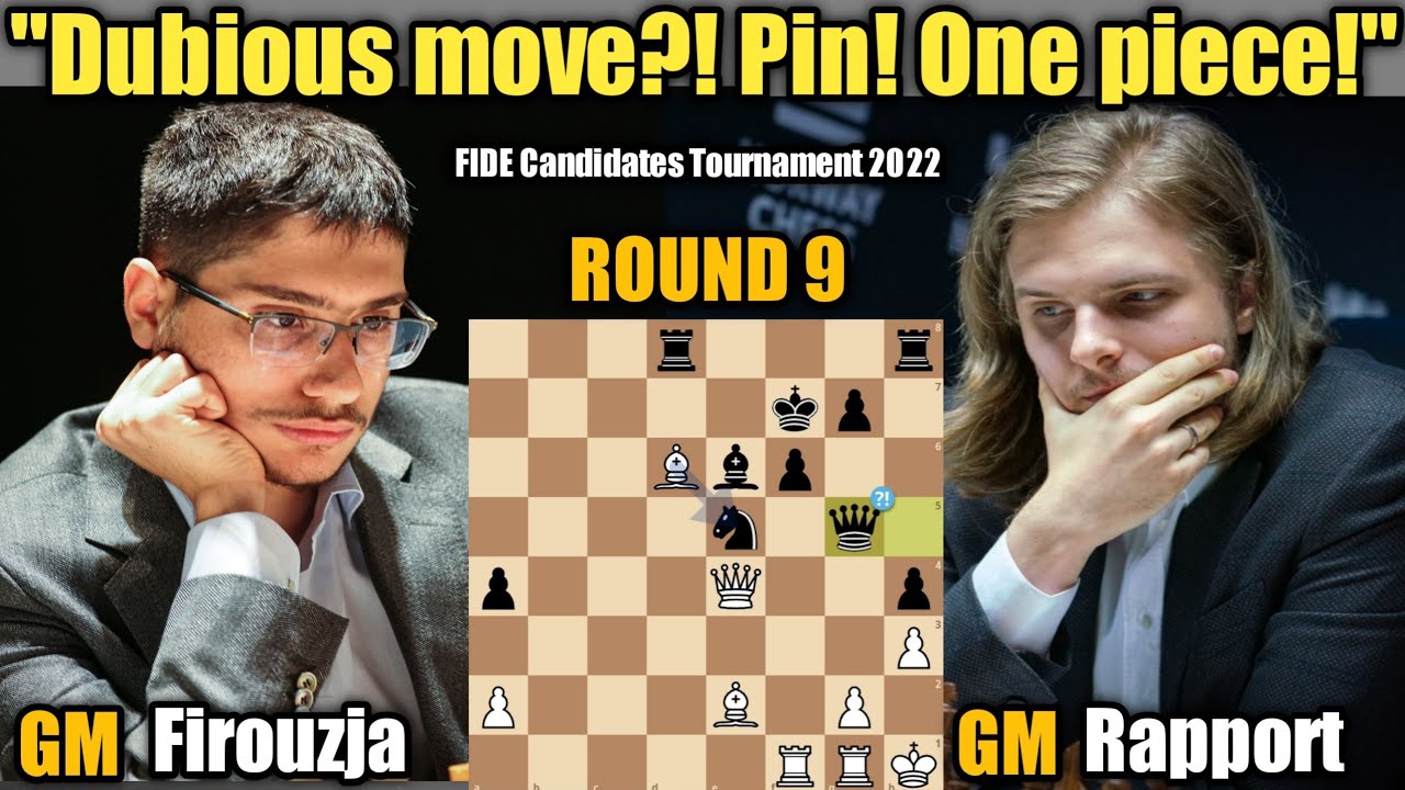 Alireza Firouzja vs Richard Rapport: FIDE Candidates 2022, Madrid ESP 