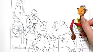 Sing Coloring Pages For Kids 0001