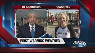Chief Meteorologist Erin Christiansen's KGUN 9 5PM Weather Live Dia De San Juan Tuesday, June 24, 20