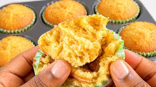 Very Fluffy Cornmeal Cupcakes | Easy Homemade Recipe screenshot 4