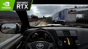 Driving TOYOTA Hilux - Euro Truck Simulator 2 With Ultra Realistic Graphics : Snowymoon V2