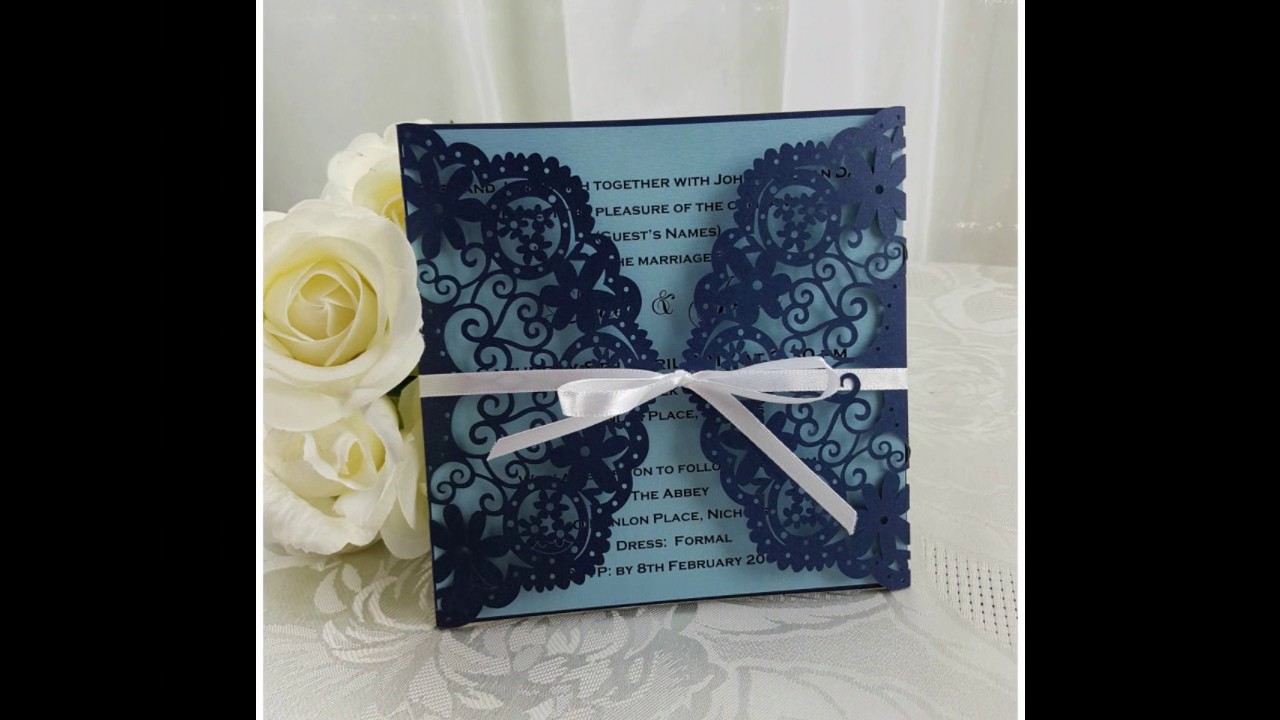 Creative Flair Lasercut Invitation Designs