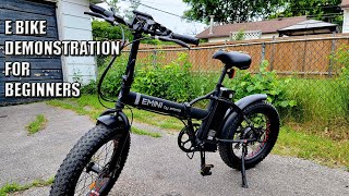 Emmo E Mini B Electric Bike Review /  Demonstration [ Part 1 ]